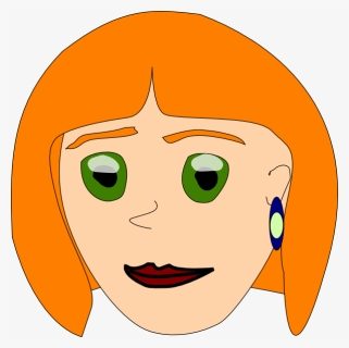 Hair Clipart Orange, HD Png Download, Free Download