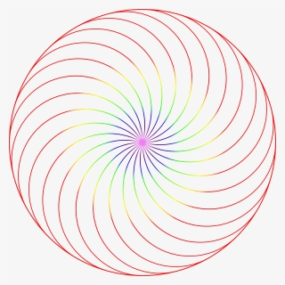 Fibonacci Spiral 3 Clip Arts - Circle, HD Png Download, Free Download