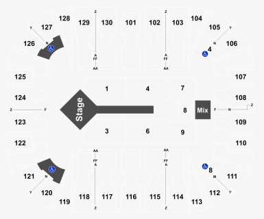 Superm Seating Chart Eaglebank Arena, HD Png Download, Free Download