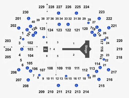 Fresno Save Mart Center Seat Numbers, HD Png Download, Free Download