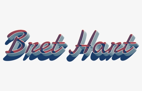 Bret Hart 3d Letter Png Name - Graphic Design, Transparent Png, Free Download