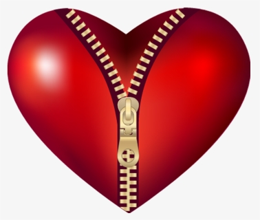 Zipped Heart Png Clipart Picture - Zipped Heart Png, Transparent Png, Free Download