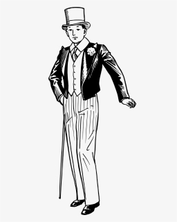 Eton Jacket Clip Arts - Clipart Gentleman, HD Png Download, Free Download
