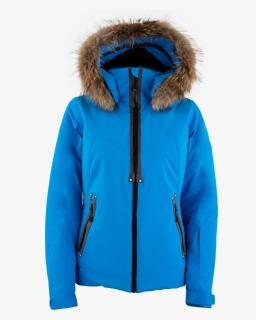 Degre 7 Geod Ladies Ski Jacket 2020 Ultra Blue - Hood, HD Png Download, Free Download