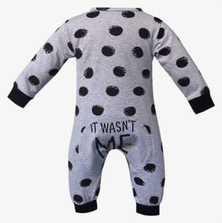 Funny Baby Onesies Back View - Funny Baby Long Onesies, HD Png Download, Free Download
