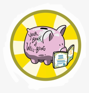 Pig From Banner Alone With Book - Cartoon, HD Png Download, Free Download