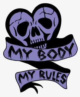 My Body, My Rules Women"s Crop Top [black], HD Png Download, Free Download