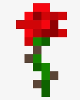 Minecraft Rose, HD Png Download, Free Download