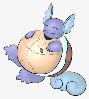 Wartortle Inflation [shade Color] - Cartoon, HD Png Download, Free Download