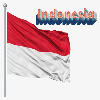 Indonesia Flag Png Image File - Bendera Merah Putih Berkibar Png Hd, Transparent Png, Free Download