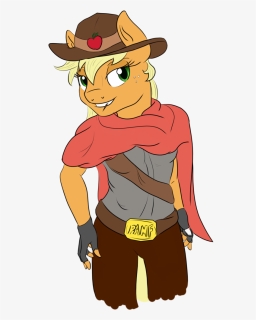 Anthro, Applejack, Artist - Cartoon, HD Png Download, Free Download