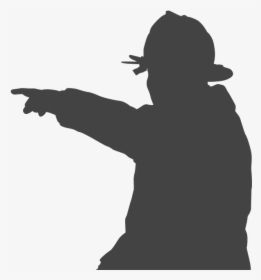 Fire Fighter Png Silhouette, Transparent Png, Free Download