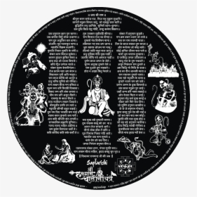 Hanuman Chalisa Yantra Inscription - Hanuman Chalisa Yantra, HD Png Download, Free Download