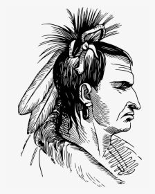 Native American Clip Arts - Transparent Png Native American Drawings, Png Download, Free Download