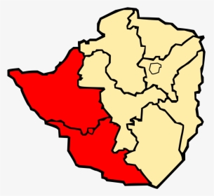 1200px-matabeleland - Svg - Manicaland Province Zimbabwe Map, HD Png Download, Free Download