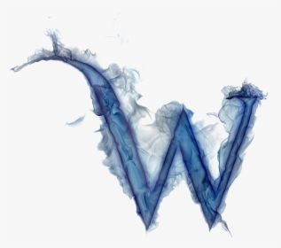 Transparent Smoke Letters Png - Letter W, Png Download, Free Download