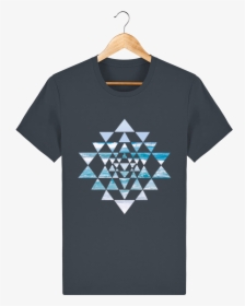 T-shirt Unisexe "sri Yantra Océan""  Class= - T-shirt, HD Png Download, Free Download