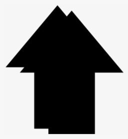 Double Up Arrow Png - Sign, Transparent Png, Free Download