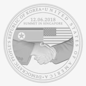 One Of Several Commemorative Medallions And Coins Sold - Trump Kim Coin Singapore, HD Png Download, Free Download