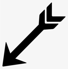 Indian Clipart Arrow - Arrow Pointing Down Left, HD Png Download, Free Download