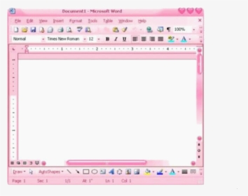Transparent Camera Recording Overlay Png - Document 1 Microsoft Word Pink, Png Download, Free Download