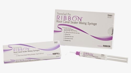 Image For Thermaseal Plus Ribbon Dual Chamber Syringe - Ribbon Endodontic Sealer, HD Png Download, Free Download
