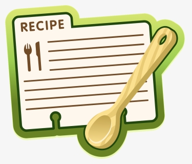 Recipe"   Class="img Responsive True Size - Clip Art Cookbook, HD Png Download, Free Download