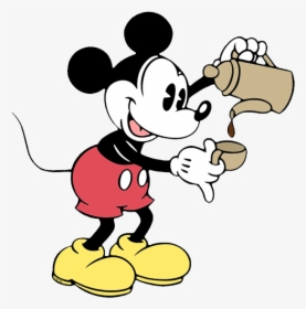 Disney Mickey Coffee Clipart, HD Png Download, Free Download