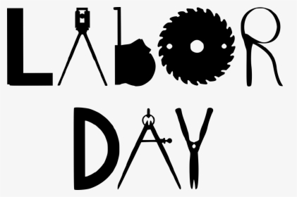 Tools Equipment Labor Day Free Picture - Labour Day Black And White, HD Png Download, Free Download