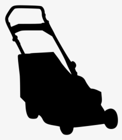Clipart Lawn Mower Silhouette, HD Png Download, Free Download