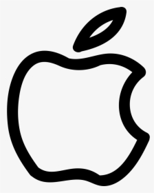 Apple Brand Hand Drawn Logo Outline - Apple, HD Png Download, Free Download