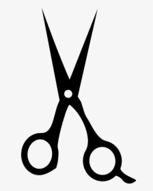 Clip Art Scissors Hairdresser Hairstyle Barber - Hair Dresser Scissors Silhouette, HD Png Download, Free Download