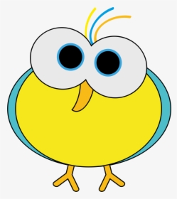 Birdie With Big Eyes Vector Clipart Image Free Stock - Clip Art, HD Png Download, Free Download
