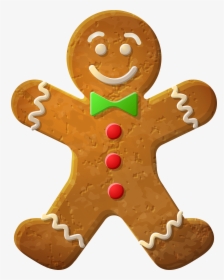 Gingerbread Man Ornament Png Clip - Bonhomme De Pain D Épices, Transparent Png, Free Download