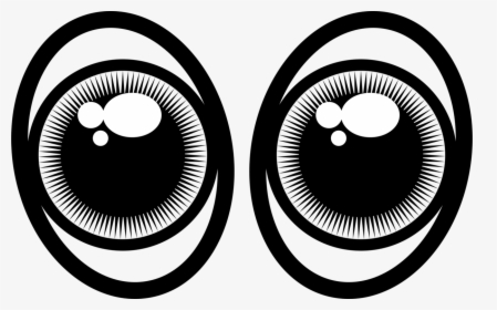 Iris,eye,organ - Eyes Oval Clipart Black And White, HD Png Download, Free Download