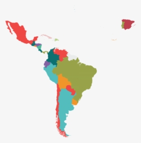 Transparent Mapamundi Png - Latin America, Png Download, Free Download