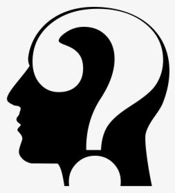 Question Head Silhouette Icons Png - Question Mark Human Png, Transparent Png, Free Download