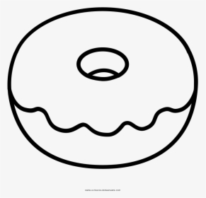 Donut Coloring Pages Doughnut Page Ultra - Printable Donut Coloring Page, HD Png Download, Free Download