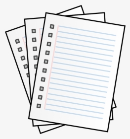 Lined, Pages, Paper, Stacked - Transparent Stack Paper Icon, HD Png Download, Free Download