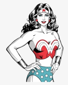 Mulher-maravilha - Wonder Woman Cartoon Hd, HD Png Download, Free Download