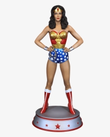 Estátua Mulher Maravilha - Tweeterhead Lynda Carter Wonder Woman, HD Png Download, Free Download