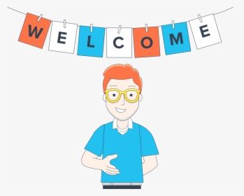 Transparent Welcome Clipart Png - Cartoon, Png Download, Free Download