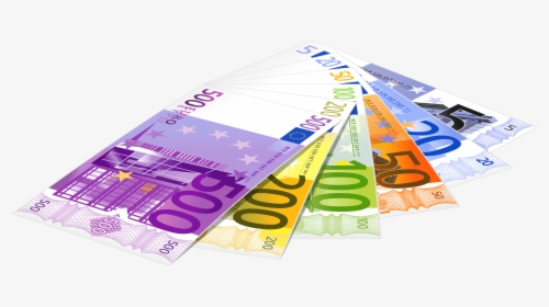 Euro Banknotes Png Clipart - Euros Clip Art, Transparent Png, Free Download