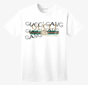 Supply & Demand-gucci Gang White Tee - Gucci Supply And Demand, HD Png Download, Free Download