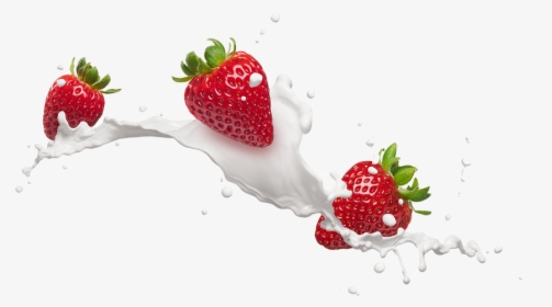 Strawberry Milk Splash Png, Transparent Png, Free Download