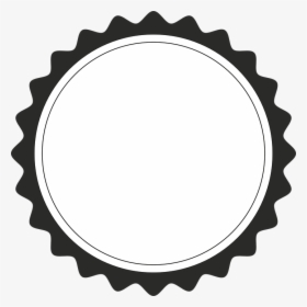 Circle Outline Clip Art - Round Border Black And White, HD Png Download, Free Download