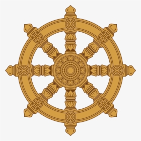 Transparent Buddha Icon Png - Dharma Wheel Png, Png Download, Free Download