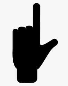 Middle Finger Silhouette Png - Sign, Transparent Png, Free Download