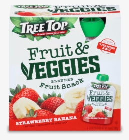 Tree Top Fruit And Veggies Fruit Snack - Strawberry, HD Png Download, Free Download
