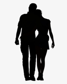 Couple Holding Hands Silhouette Png, Transparent Png, Free Download